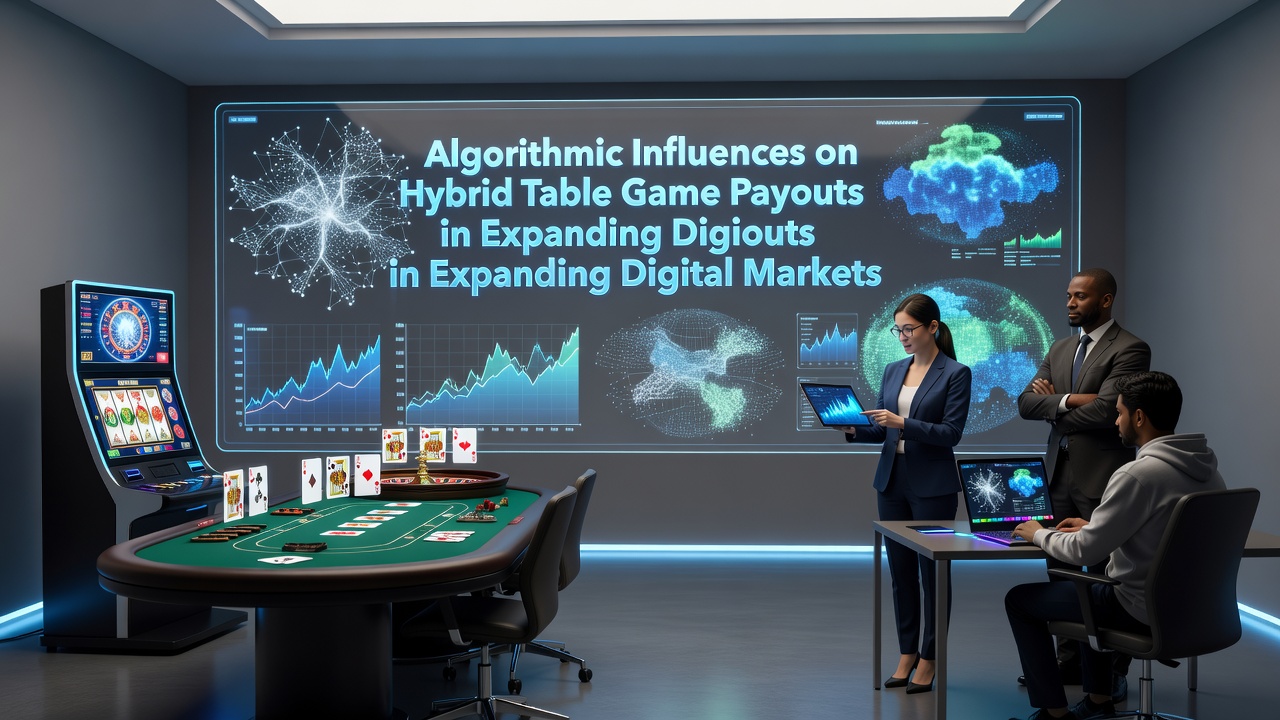 Digital interface displaying hybrid table game elements with algorithmic overlays in an expanding online casino platform
