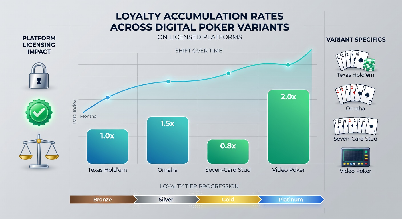 Comparison chart displaying loyalty point rates for Hold'em, Omaha, and Short-Deck variants side by side