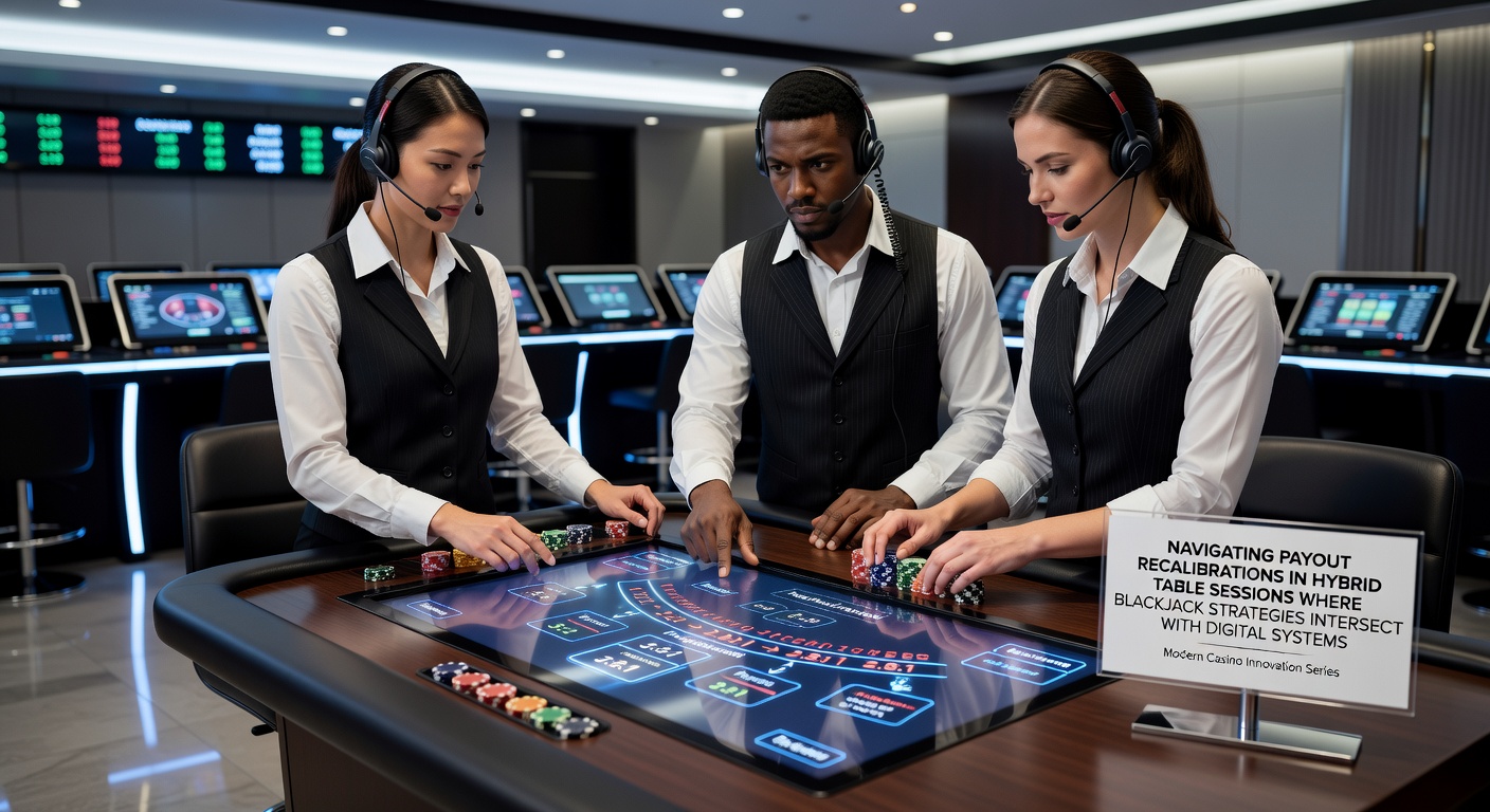 Close-up view of payout tables and bonus indicators on a hybrid gaming interface